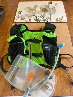 Orange Mud Gear Vest Pro 1L Hydration Running Pack - Lime Green